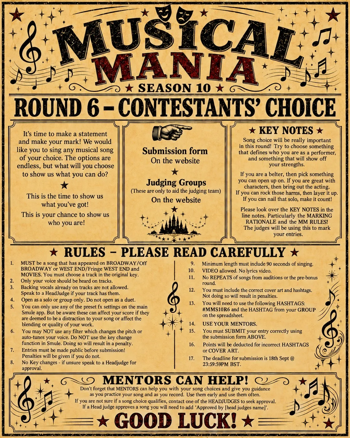 Contestants Choice Round6 En